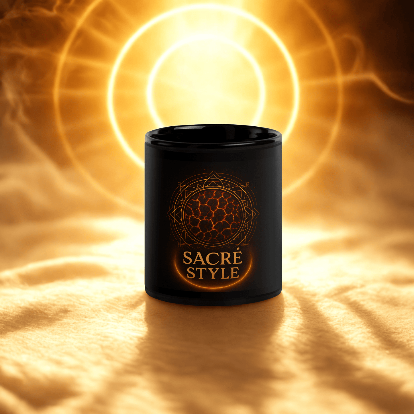 Mug noir "Sacré Style" – Café béni, matin stylé - Sacré Style