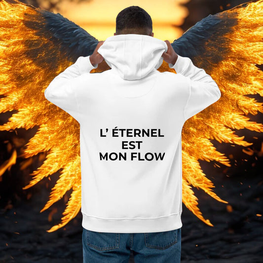 🧥 Sweat à capuche chrétien premium – Broderies sacrées - “Je ne suis pas de ce monde… mais je suis bien stylé.”